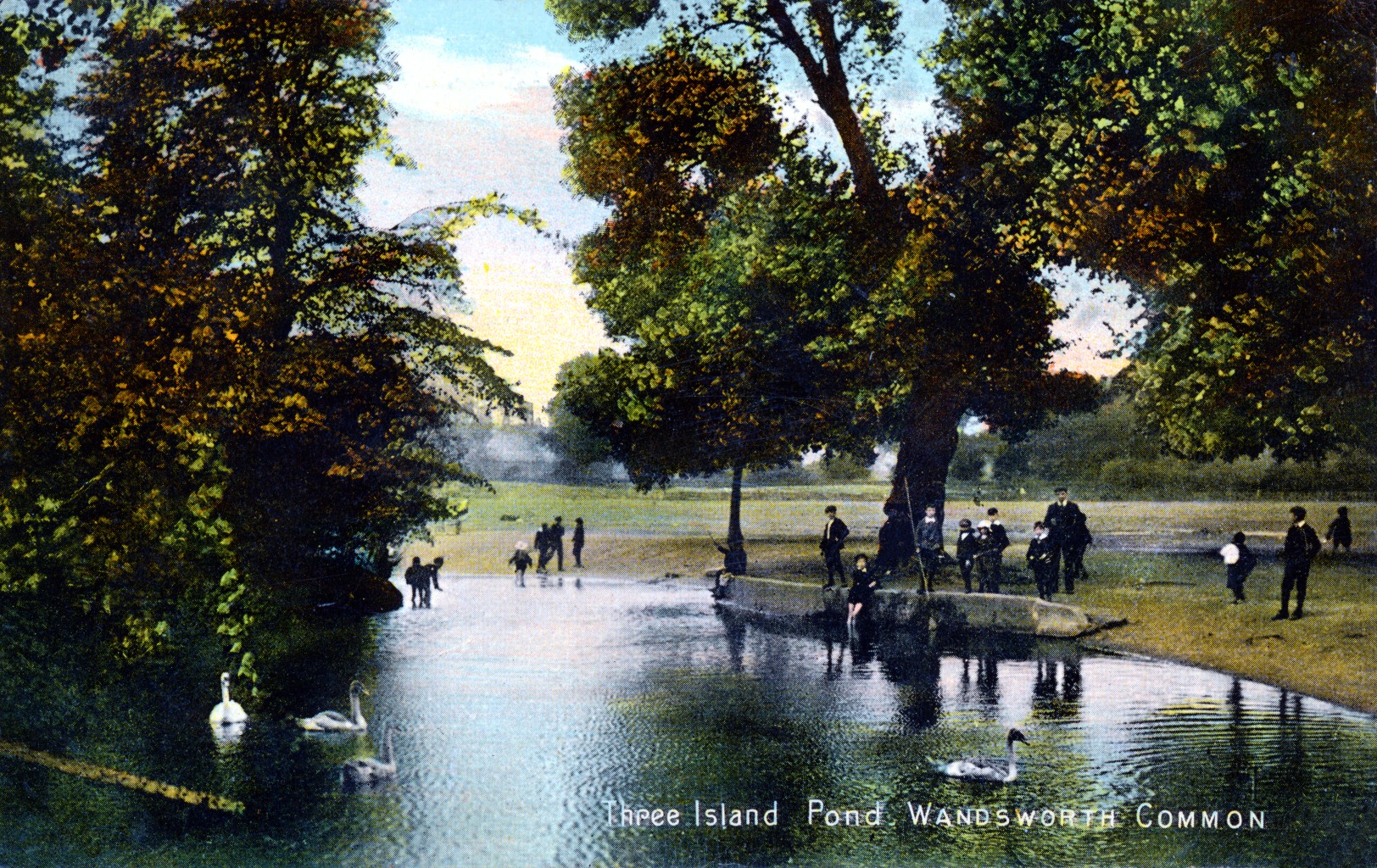 Wandsworth,park-countryside,children paddling